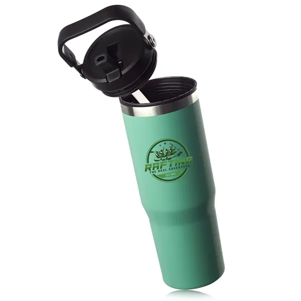 30 oz. Stainless Steel Exterior with Plastic Liner Travel Mug... from ASI 39552 BEL Promo