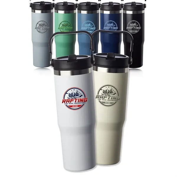 30 oz. Stainless Steel Exterior with Plastic Liner Travel Mug... from ASI 39552 BEL Promo