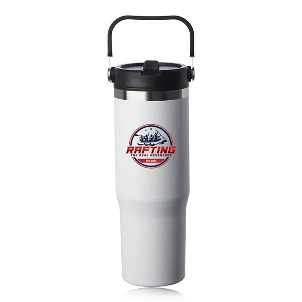 30 oz. Stainless Steel Exterior with Plastic Liner Travel Mug... from ASI 39552 BEL Promo
