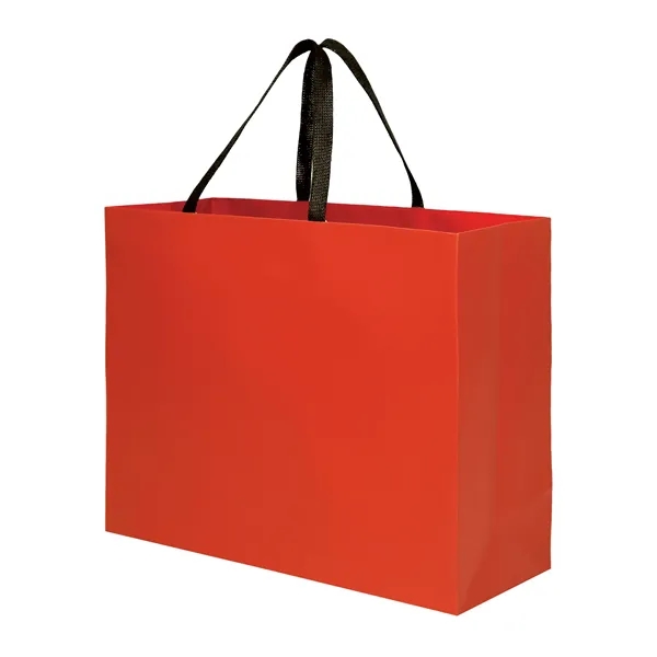 Sugarcane Paper Sustainable Bag with Embedded Web-Style Paper Handle.... from ASI 35290 American Ad Bag Co