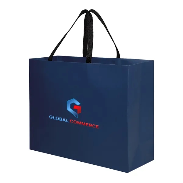 Sugarcane Paper Sustainable Bag with Embedded Web-Style Paper Handle.... from ASI 35290 American Ad Bag Co