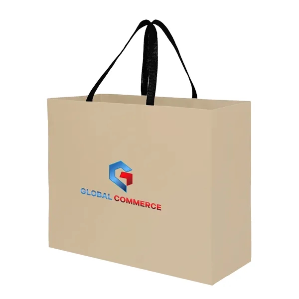 Sugarcane Paper Sustainable Bag with Embedded Web-Style Paper Handle.... from ASI 35290 American Ad Bag Co