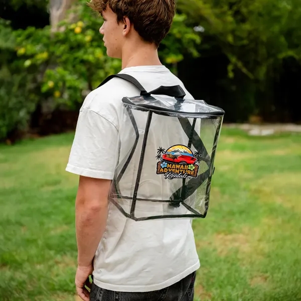 Clear Zipped Backpack... from ASI 30208 A P Specialties / AP Specialties