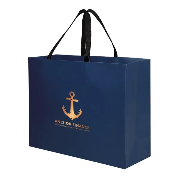 Sugarcane Paper Sustainable Bag with Embedded Web-Style Paper Handle.... from ASI 35290 American Ad Bag Co