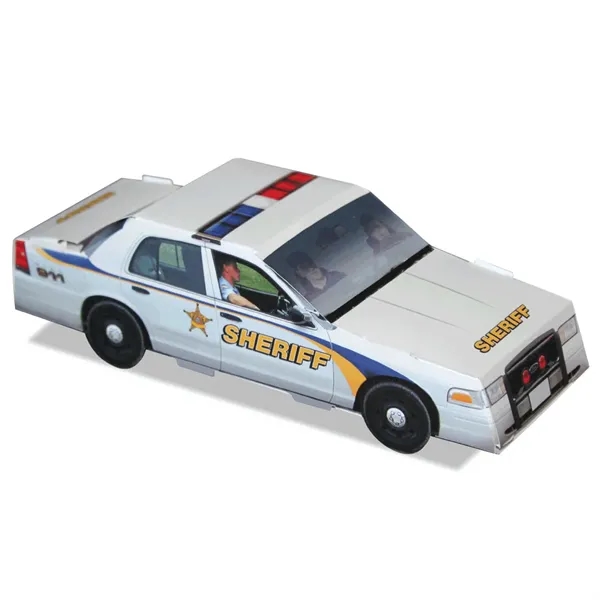 Foldable Die-cut Sheriff Car, Full Color Digital... from ASI 30270 Aakron Line