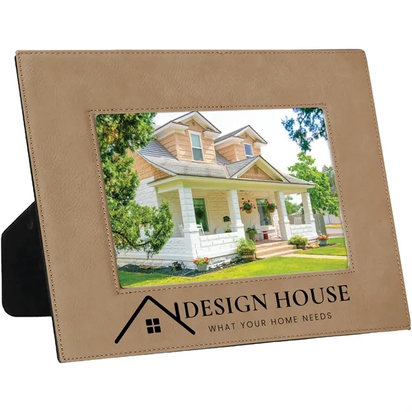 7 3/4" x 9 3/4" x 3/8" light brown leatherette photo... from ASI 74601 Calico