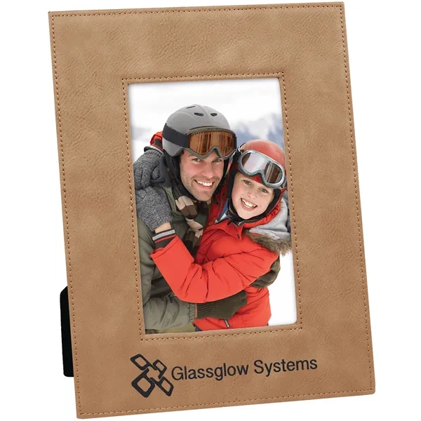 6 3/4" x 8 3/4" x 3/8" light brown leatherette photo... from ASI 74601 Calico