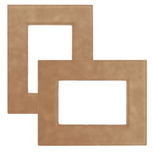 6 3/4" x 8 3/4" x 3/8" light brown leatherette photo... from ASI 74601 Calico