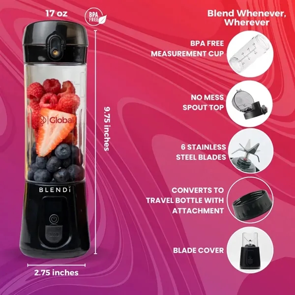BLENDi™ Pro+ Portable Blender 17oz... from ASI 89320 Starline USA Inc
