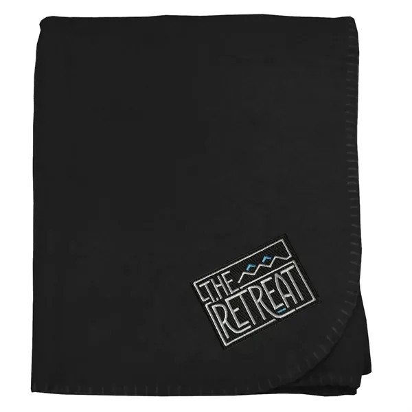 100% Polyester Fleece blanket with matching whip stitch edge, sized at... from ASI 90160 Suntex Industries