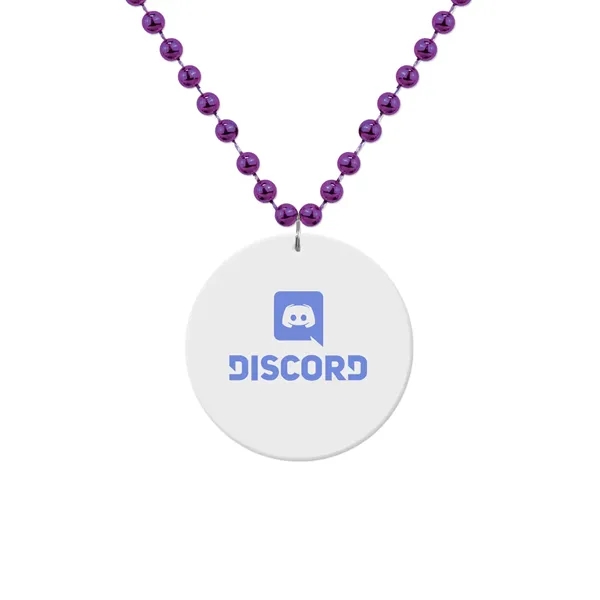 7 mm colorful beads strung on a 33" strand necklace with... from ASI 90859 Tempo Industries Inc / Tempo