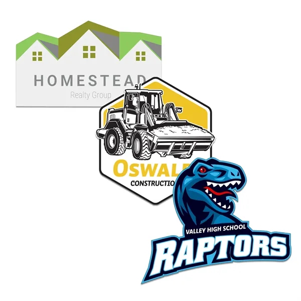 Customizable indoor magnet measuring 5 sq. inches with full color imprint.... from ASI 54040 Fey Promo / Magna-Tel by Fey