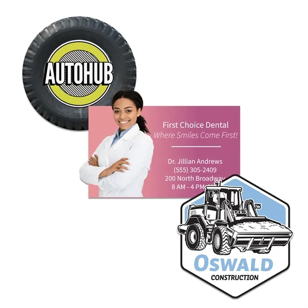 Customizable indoor magnet measuring 9 sq. inches with full color imprint.... from ASI 54040 Fey Promo / Magna-Tel by Fey