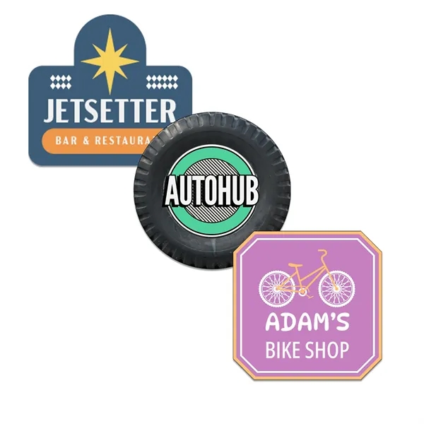 Customizable indoor magnet measuring 16 sq. inches with full color imprint.... from ASI 54040 Fey Promo / Magna-Tel by Fey