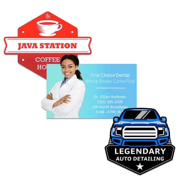 Customizable indoor magnet measuring 18 sq. inches with full color imprint.... from ASI 54040 Fey Promo / Magna-Tel by Fey