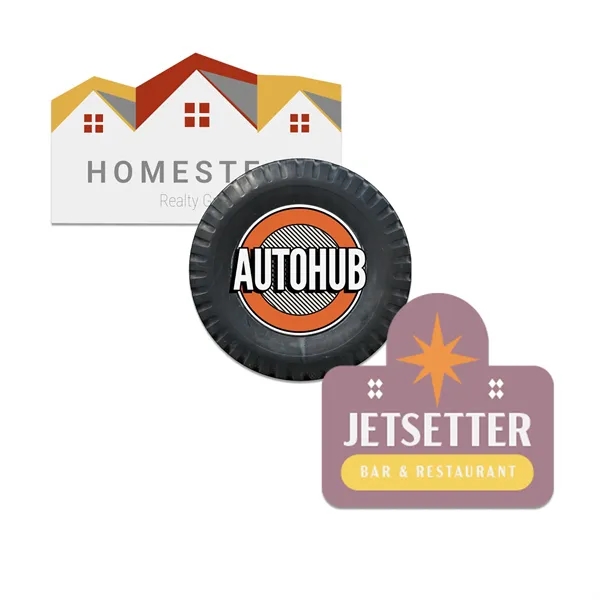 Customizable indoor magnet measuring 19 sq. inches with full color imprint.... from ASI 54040 Fey Promo / Magna-Tel by Fey