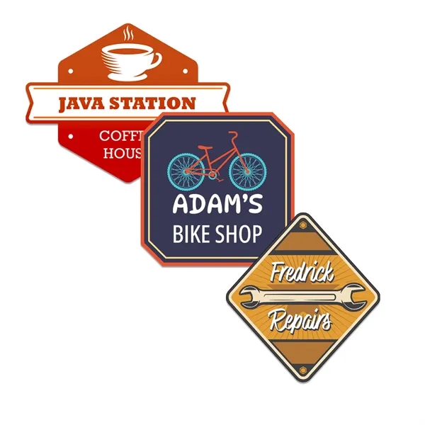 Customizable indoor magnet measuring 20 sq. inches with full color imprint.... from ASI 54040 Fey Promo / Magna-Tel by Fey