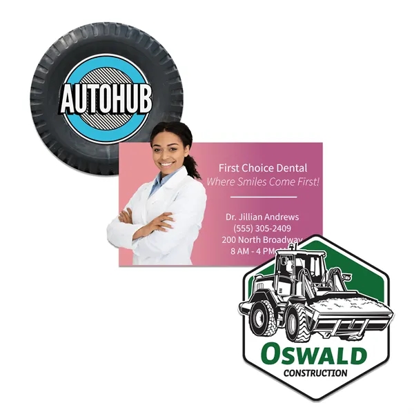 Customizable indoor magnet measuring 29 sq. inches with full color imprint.... from ASI 54040 Fey Promo / Magna-Tel by Fey