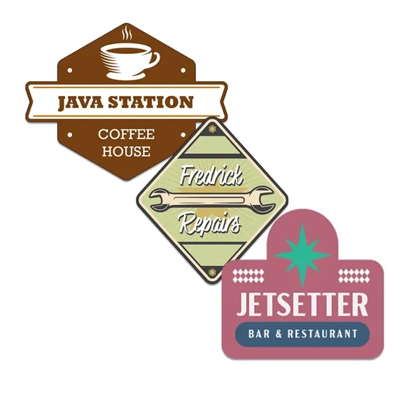 Customizable indoor magnet measuring 30 sq. inches with full color imprint.... from ASI 54040 Fey Promo / Magna-Tel by Fey