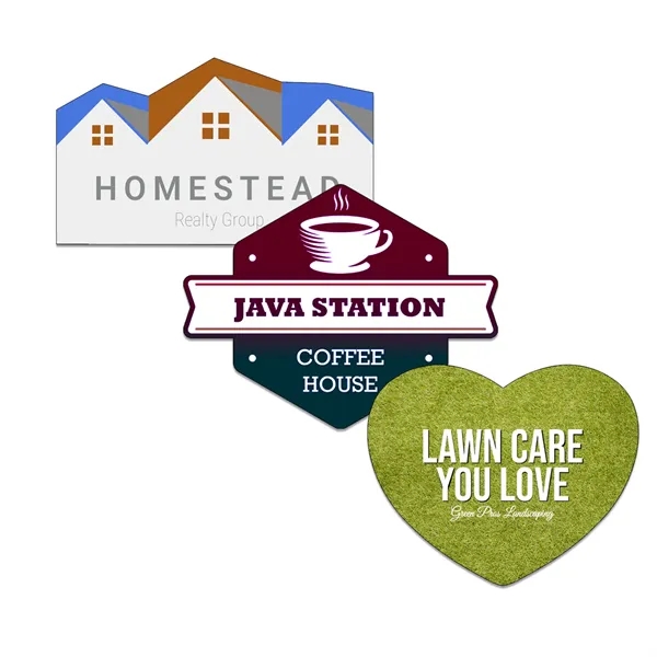 Customizable indoor magnet measuring 34 sq. inches with full color imprint.... from ASI 54040 Fey Promo / Magna-Tel by Fey