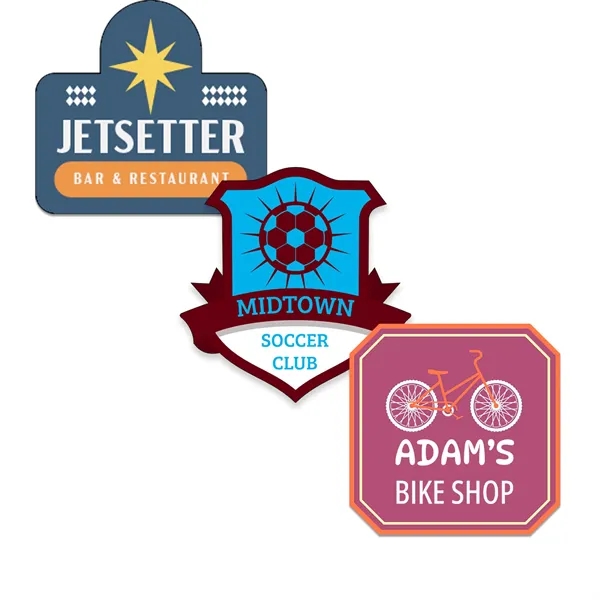 Customizable indoor magnet measuring 36 sq. inches with full color imprint.... from ASI 54040 Fey Promo / Magna-Tel by Fey