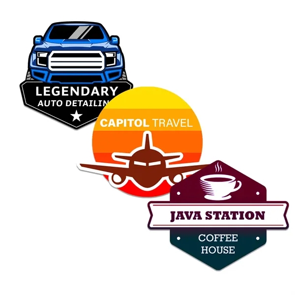 Customizable indoor magnet measuring 37 sq. inches with full color imprint.... from ASI 54040 Fey Promo / Magna-Tel by Fey