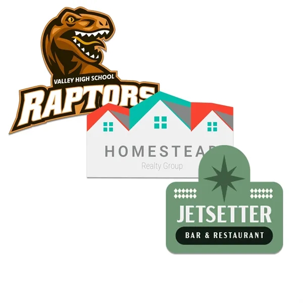 Customizable indoor magnet measuring 38 sq. inches with full color imprint.... from ASI 54040 Fey Promo / Magna-Tel by Fey