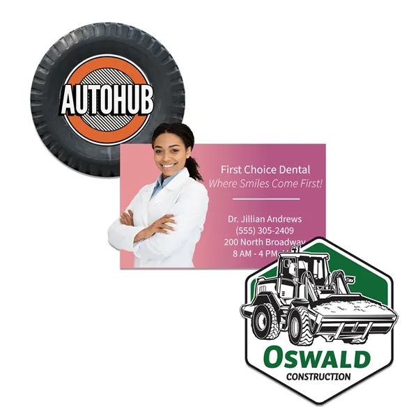 Customizable indoor magnet measuring 41 sq. inches with full color imprint.... from ASI 54040 Fey Promo / Magna-Tel by Fey