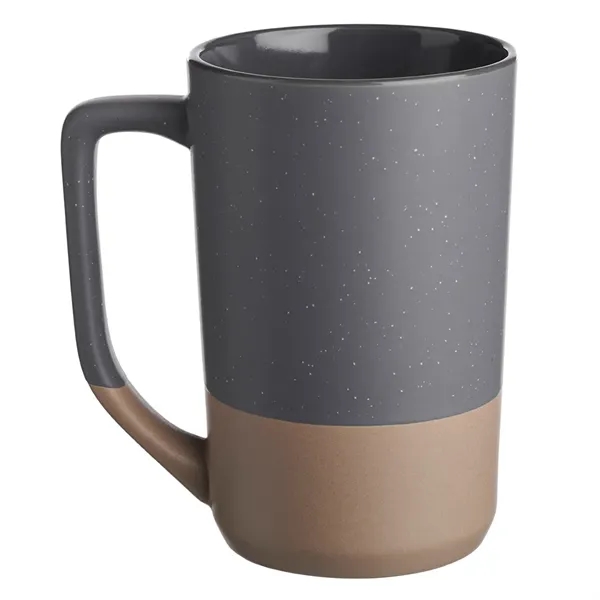 17 oz. two-tone ceramic mug with speckled matte top finish, glossy... from ASI 39552 BEL Promo