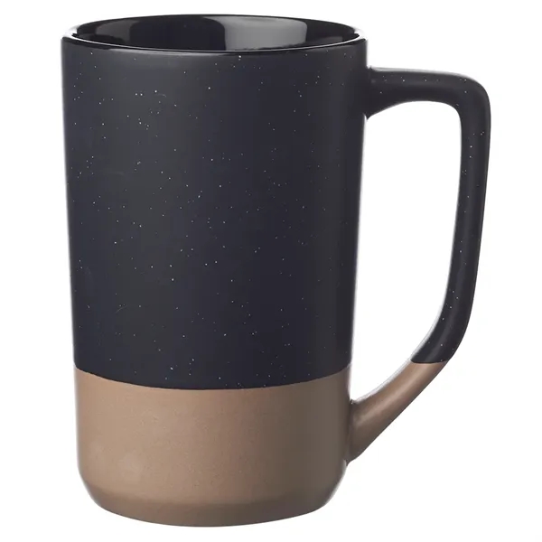 17 oz. two-tone ceramic mug with speckled matte top finish, glossy... from ASI 39552 BEL Promo