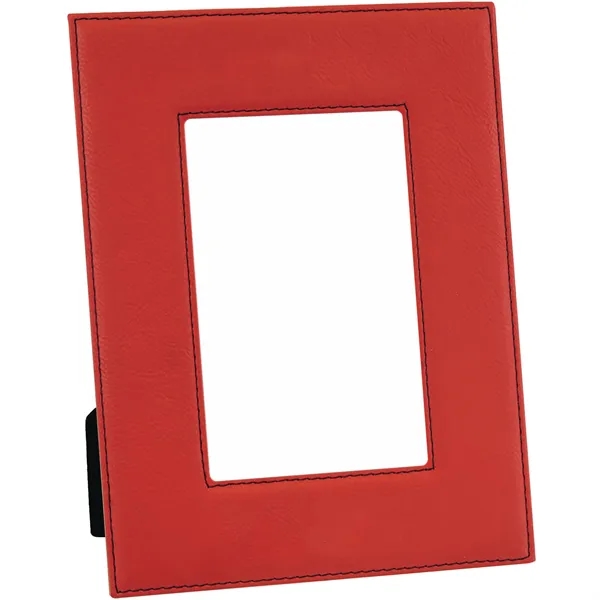 6 3/4" x 8 3/4" x 3/8" red PU leatherette frame... from ASI 74601 Calico