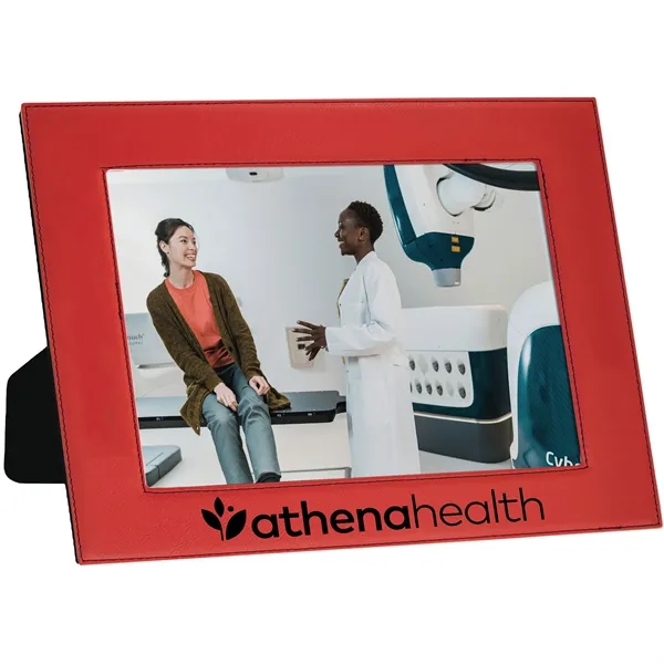 10 3/4" x 12 3/4" x 3/8" red PU leatherette frame... from ASI 74601 Calico