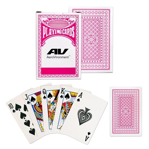 Standard playing cards in box made from 100% recycled paper pulp.... from ASI 90859 Tempo Industries Inc / Tempo