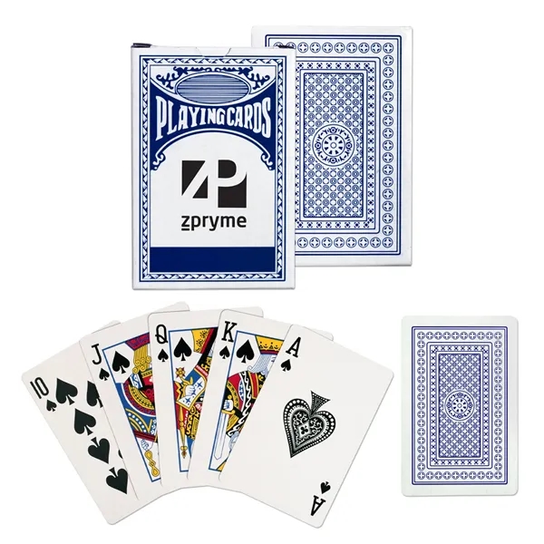 Standard playing cards in box made from 100% recycled paper pulp.... from ASI 90859 Tempo Industries Inc / Tempo