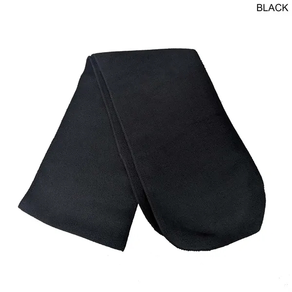 Black Scarf, Size 8"x60", Ultra Soft and Smooth Microfleece Fabric, Blank... from ASI 53509 FIEL-Fairdeal Import & Export / FIEL