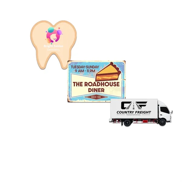 Customizable indoor magnet measuring 34 sq. inches with Full-Color imprint.... from ASI 54040 Fey Promo / Magna-Tel by Fey