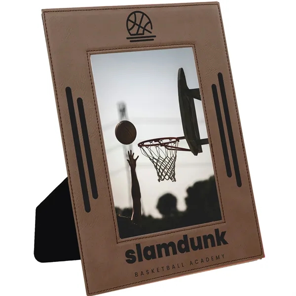 7 3/4" x 9 3/4" x 3/8" dark brown leatherette photo... from ASI 74601 Calico