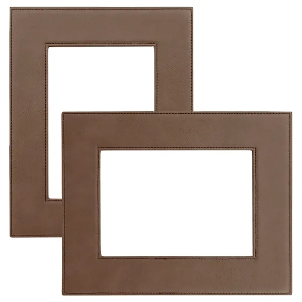 7 3/4" x 9 3/4" x 3/8" dark brown leatherette photo... from ASI 74601 Calico