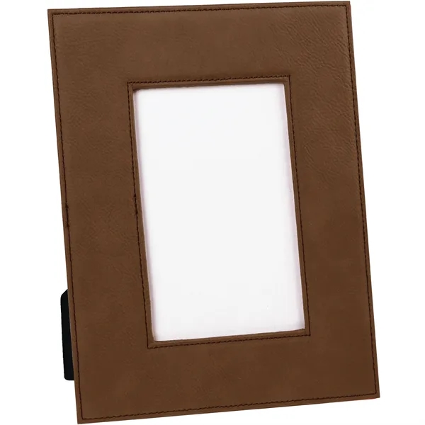 6 3/4" x 8 3/4" x 3/8" dark brown leatherette photo... from ASI 74601 Calico