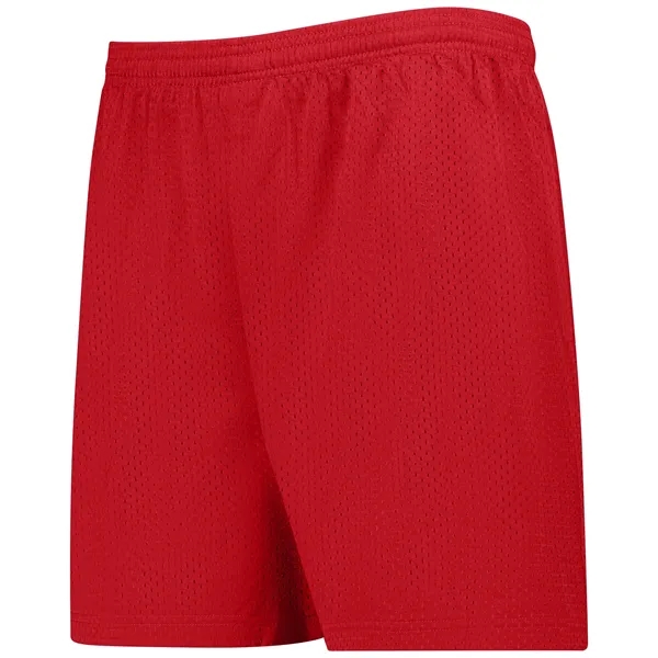 The Youth Mesh/Tricot 4-inch Inseam Shorts with 100% polyester pro mesh... from ASI 37461 Augusta Sportswear / Badger Sport