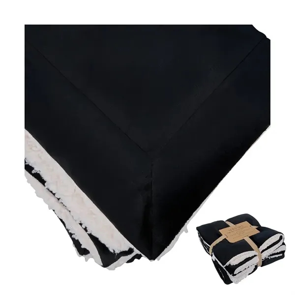 Brookline Micro Mink Sherpa Blanket... from ASI 67866 Logomark/Valumark