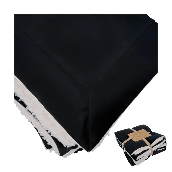 Brookline Micro Mink Sherpa Blanket... from ASI 67866 Logomark/Valumark