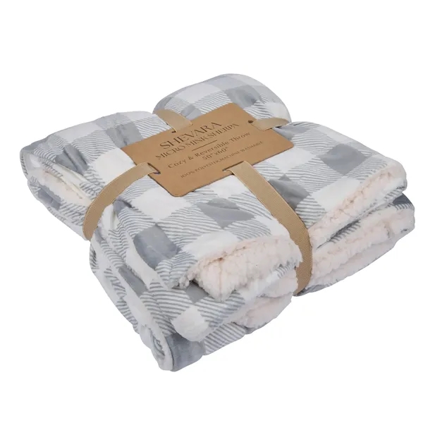 Brookline Micro Mink Sherpa Blanket... from ASI 67866 Logomark/Valumark
