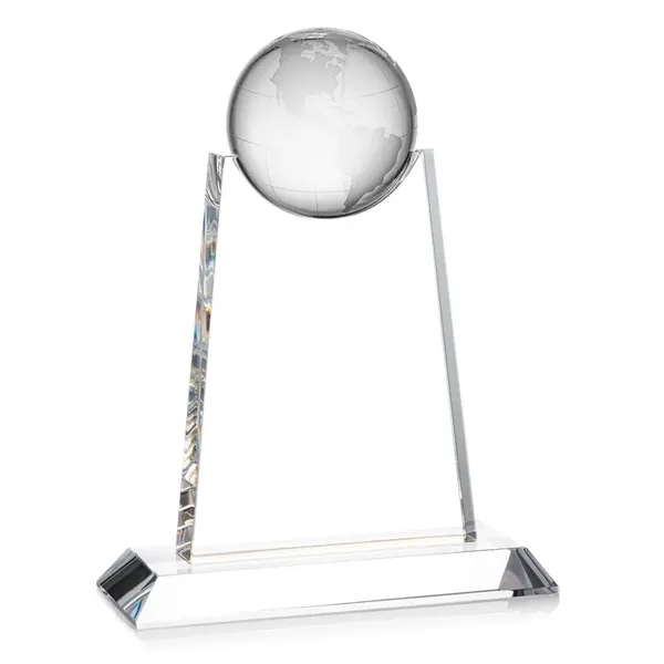 Optical crystal award topped with an optical globe.... from ASI 84592 St Regis Group / St Regis