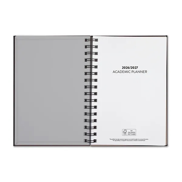 5 1/2" x 8" academic planner with black wire and square... from ASI 68507 The Magnet Group / Castelli