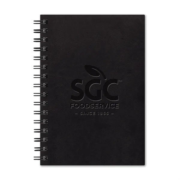 Weekly diary with a polyurethane cover, 128 pages, and black wire.... from ASI 68507 The Magnet Group / Castelli