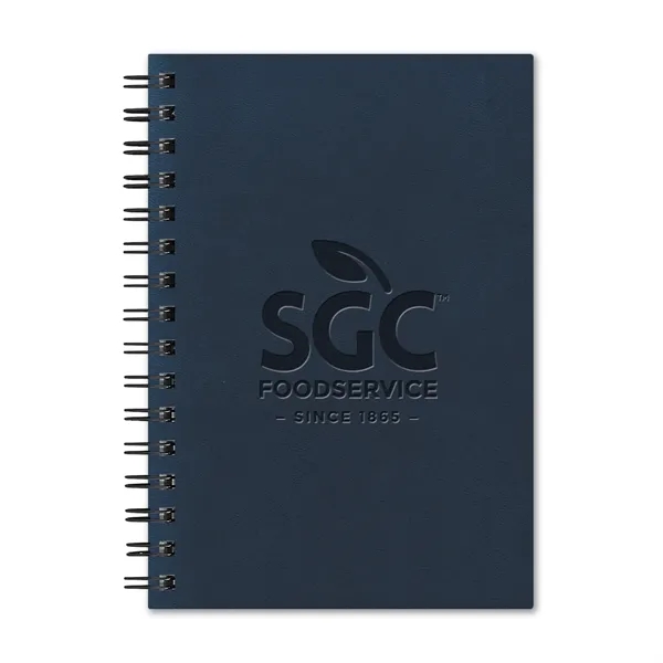 Weekly diary with a polyurethane cover, 128 pages, and black wire.... from ASI 68507 The Magnet Group / Castelli