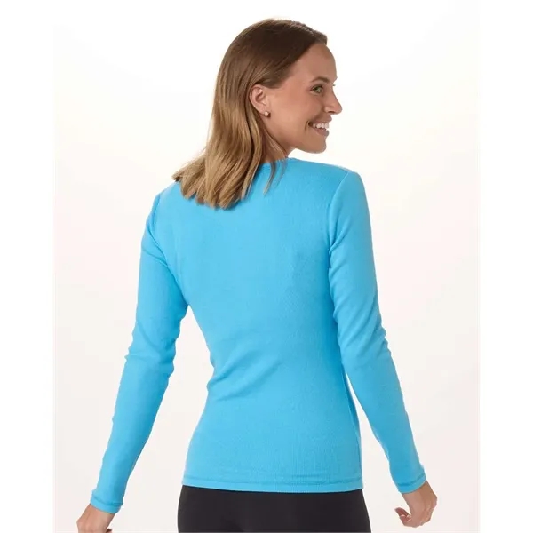 Boxercraft Women's Harper Long Sleeve Henley... from ASI 84358 S&S Activewear