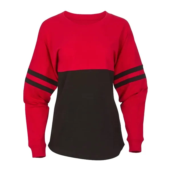Boxercraft Women's Pom Pom Long Sleeve Jersey T-Shirt... from ASI 84358 S&S Activewear