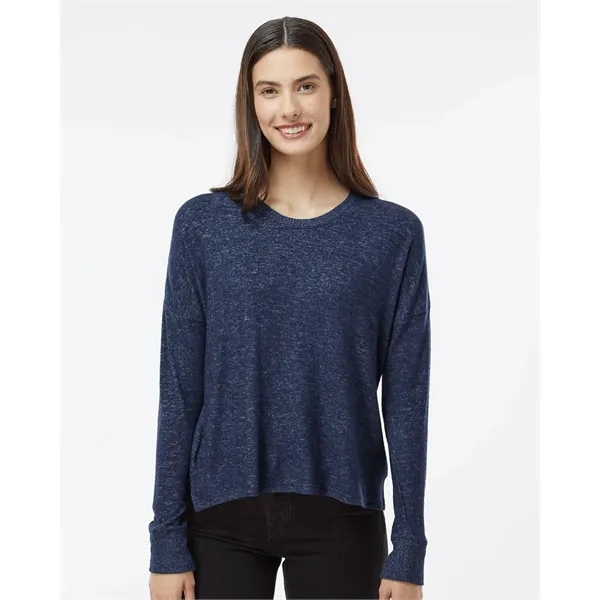 Women's Cuddle Fleece Boxy Crew... from ASI 84358 S&S Activewear